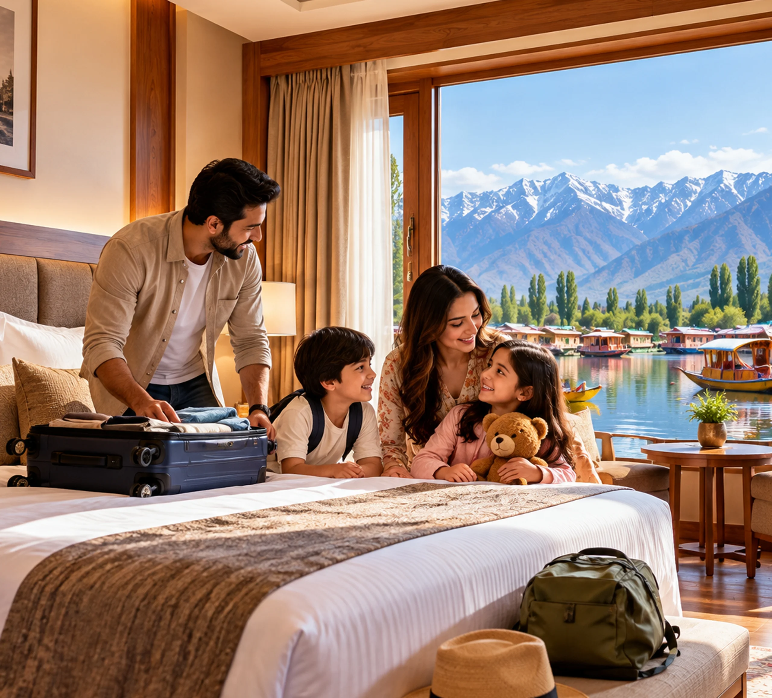 Hotels for family near Dal Lake, Srinagar, Kashmir